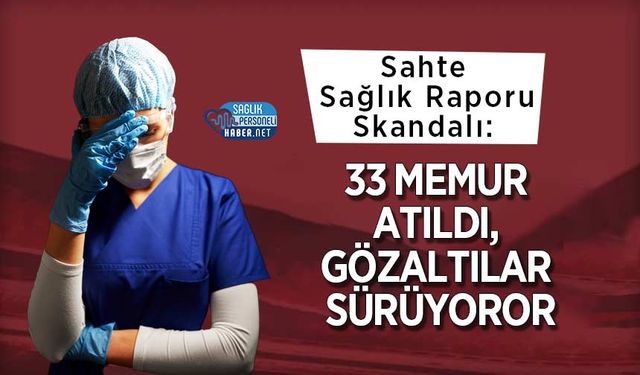 Sahte Sağlık Raporu Skandalı: 33 Memur Atıldı, Gözaltılar Sürüyor