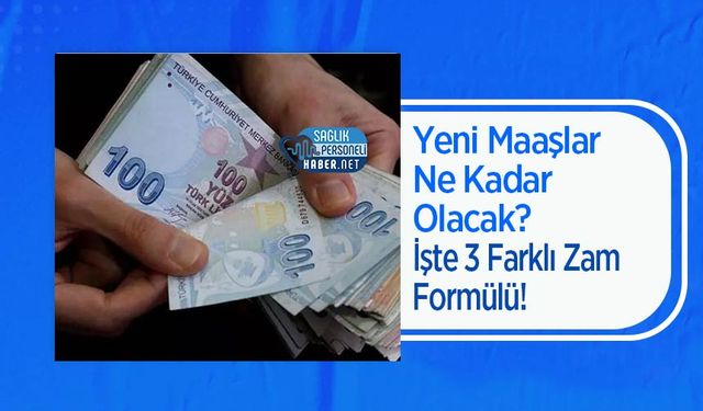 Yeni Maaşlar Ne Kadar Olacak? İşte 3 Farklı Zam Formülü!