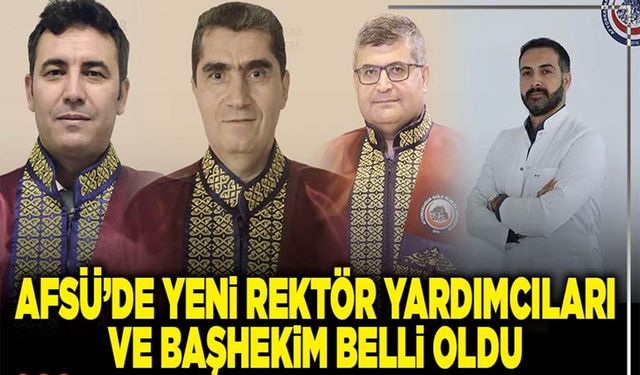 AFSÜ Hastanesi Başhekimlik Görevine Doç. Dr. Aydın Balcı Getirildi