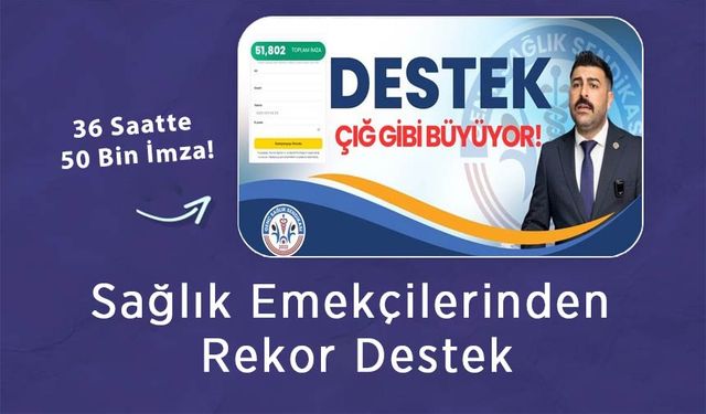 Sağlık Emekçilerinden Rekor Destek: 36 Saatte 50 Bin İmza!