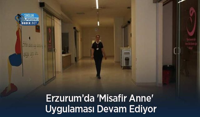 Erzurum’da 'Misafir Anne' Uygulaması Devam Ediyor