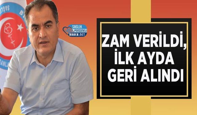 Zam Verildi, İlk Ayda Geri Alındı