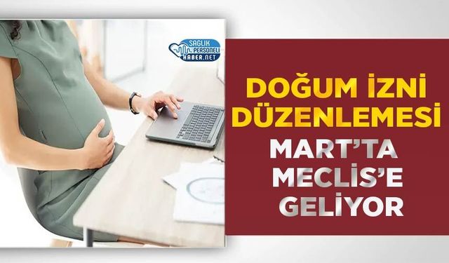 Doğum İzni Düzenlemesi Mart’ta Meclis’e Geliyor