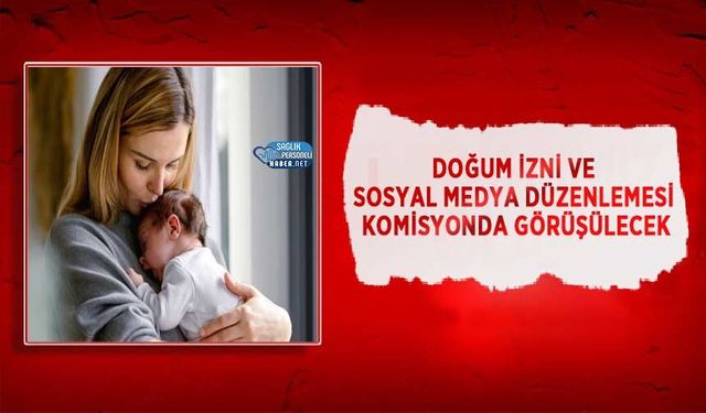 Doğum İzni ve Sosyal Medya Düzenlemesi Komisyonda Görüşülecek