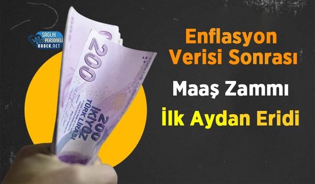 Enflasyon Verisi Sonrası Maaş Zammı İlk Aydan Eridi