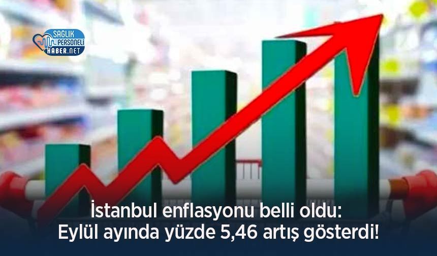 İstanbul enflasyonu belli oldu: Eylül ayında yüzde 5,46 artış gösterdi!