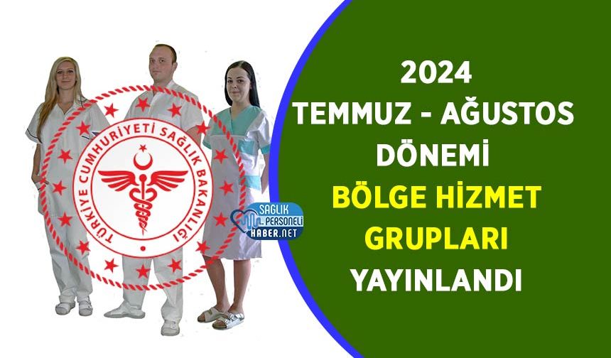 Bölge Hizmet Grupları Temmuz Ağustos 2024