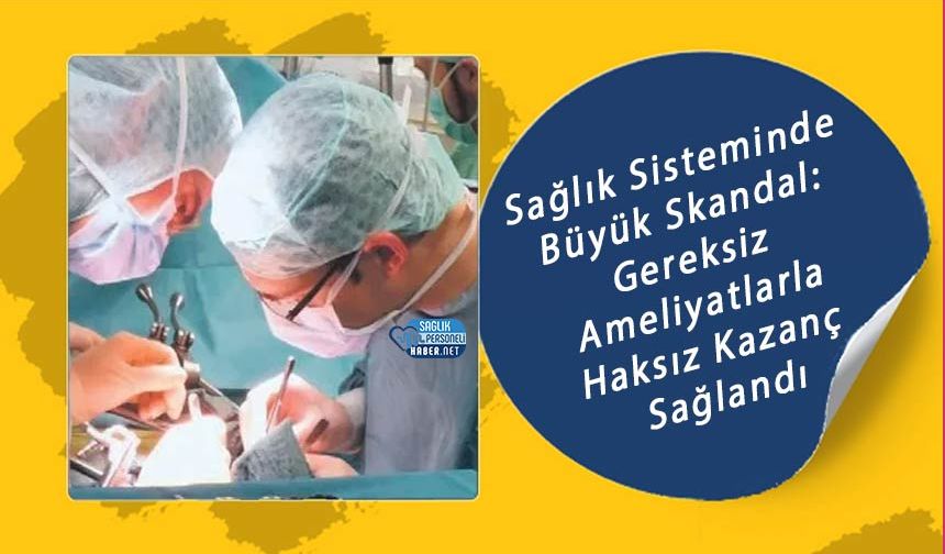 Sağlık Sisteminde Büyük Skandal: Gereksiz Ameliyatlarla Haksız Kazanç Sağlandı