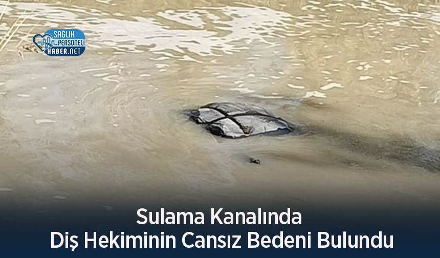 Sulama Kanalında Diş Hekiminin Cansız Bedeni Bulundu