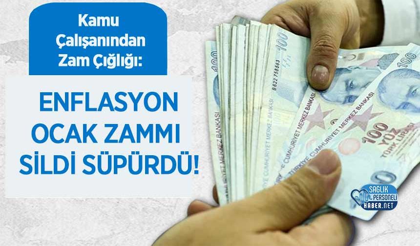 Kamu Çalışanından Zam Çığlığı: Enflasyon Ocak Zammı Sildi Süpürdü!