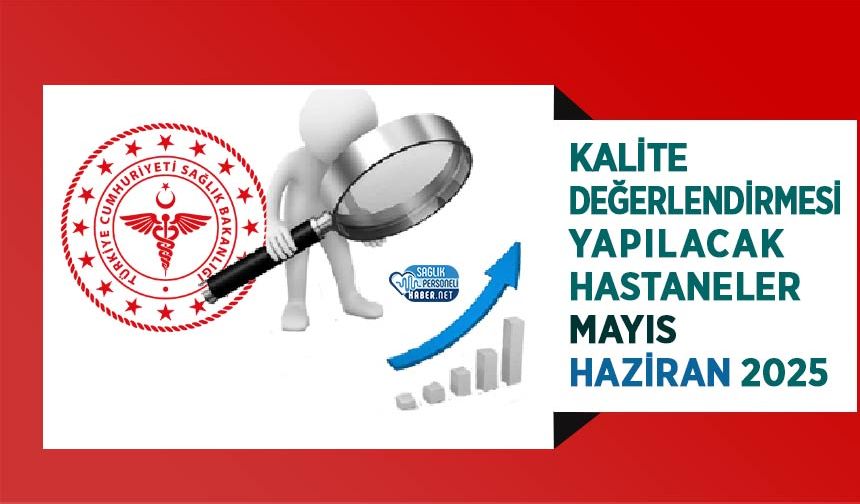 Kalite Değerlendirmesi Yapılacak Hastaneler - Mayıs Haziran 2025