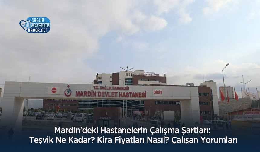 Mardin'deki Hastanelerin Çalışma Şartları: Teşvik Ne Kadar? Kira Fiyatları Nasıl? Çalışan Yorumları