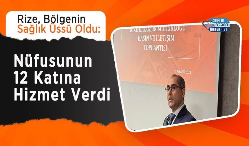 Rize, Bölgenin Sağlık Üssü Oldu: Nüfusunun 12 Katına Hizmet Verdi