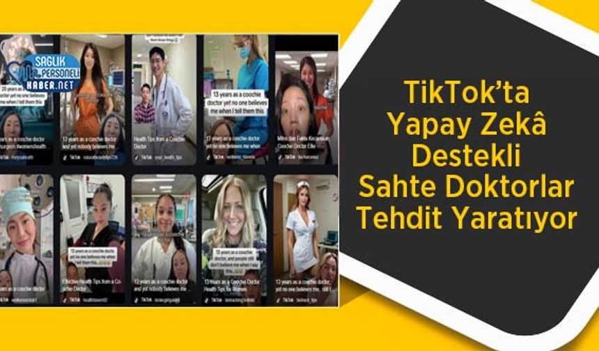 TikTok’ta Yapay Zekâ Destekli Sahte Doktorlar Tehdit Yaratıyor