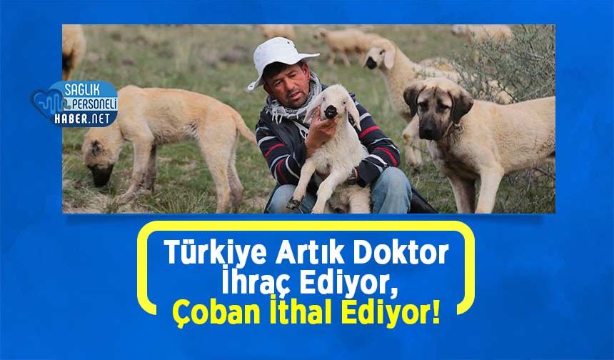 Türkiye Artık Doktor İhraç Ediyor, Çoban İthal Ediyor!