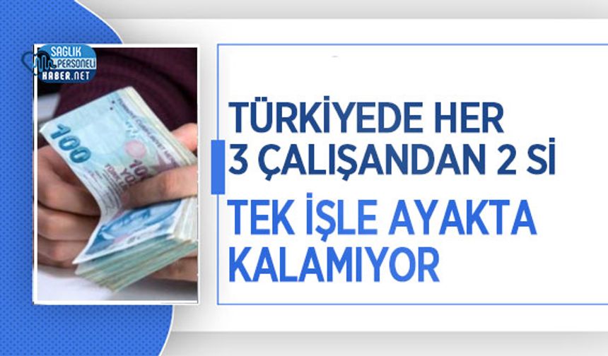 Türkiye’de Her 3 Çalışandan 2’si Tek İşle Ayakta Kalamıyor
