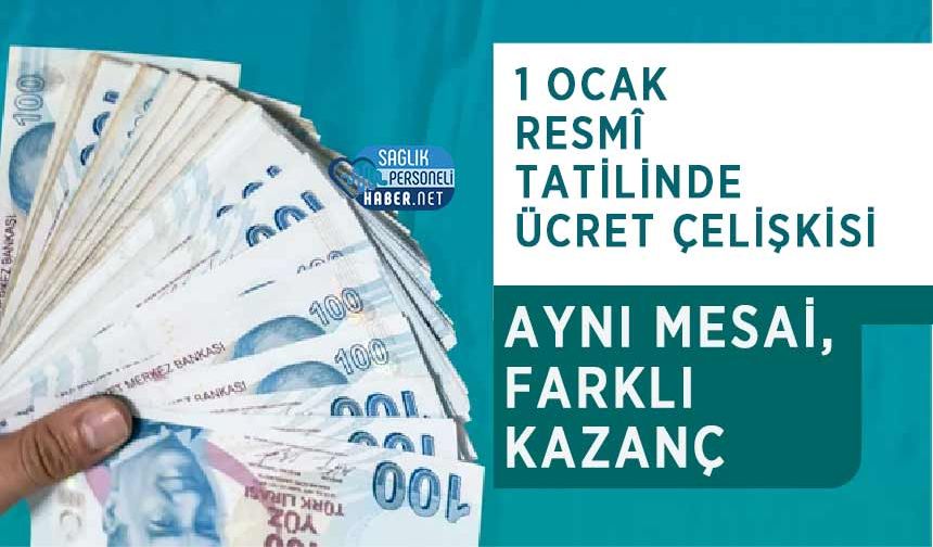 1 Ocak Resmî Tatilinde Ücret Çelişkisi: Aynı Mesai, Farklı Kazanç