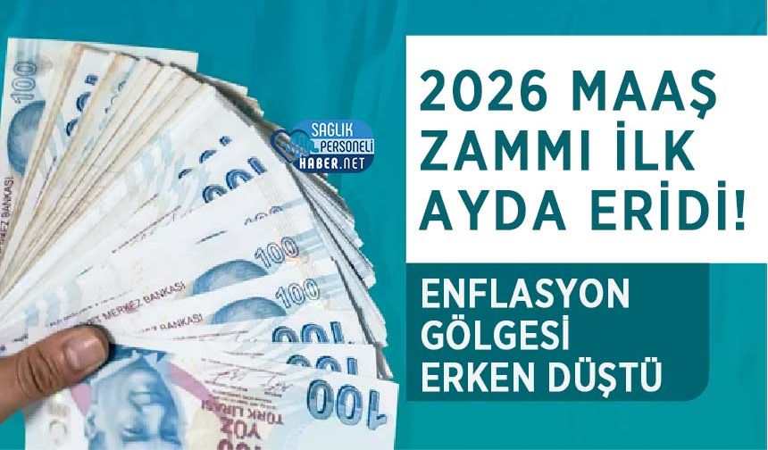 2026 Maaş Zammı İlk Ayda Eridi! Enflasyon Gölgesi Erken Düştü
