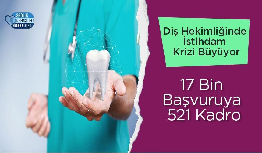 Diş Hekimliğinde İstihdam Krizi Büyüyor: 17 Bin Başvuruya 521 Kadro