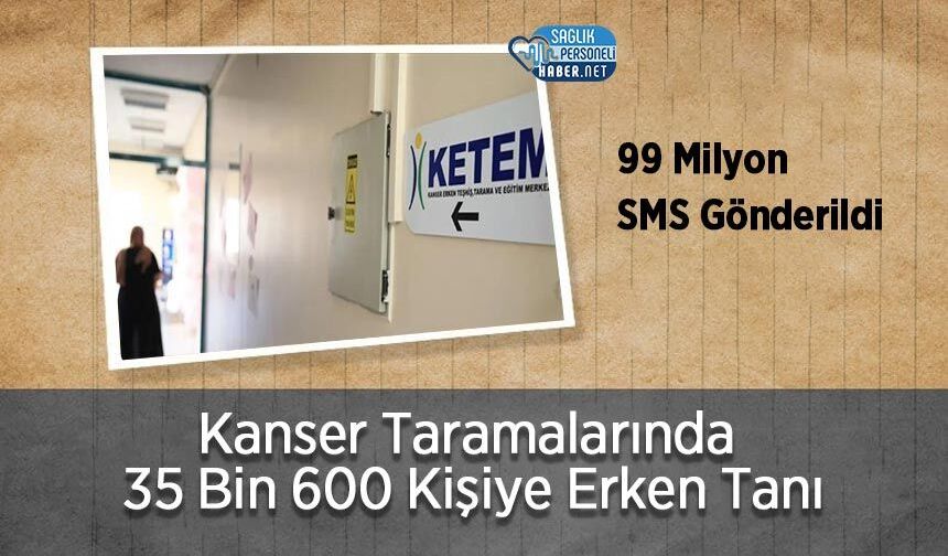 Kanser Taramalarında 35 Bin 600 Kişiye Erken Tanı: 99 Milyon SMS Gönderildi