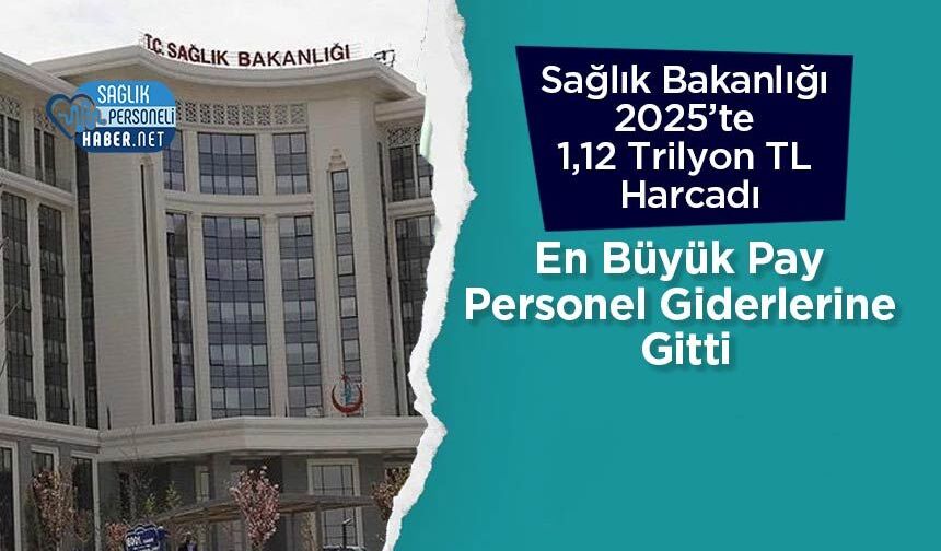 Sağlık Bakanlığı 2025’te 1,12 Trilyon TL Harcadı: En Büyük Pay Personel Giderlerine Gitti