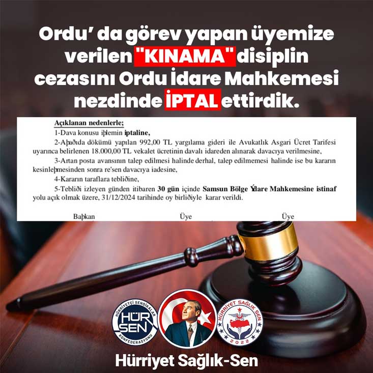 Hurriyet Sagliksen Ordu Kinama