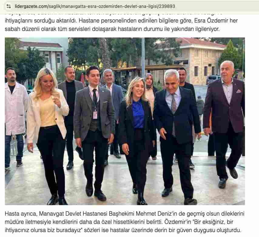 Manavgat Devlet Hastanesi Muduru 2