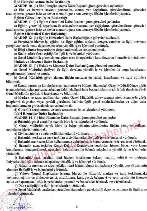 Saglik Bakanligi Daire Başkanliklari 4