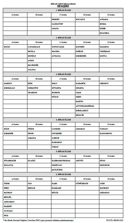 Hemsire Bolge Hizmet Gruplari-1