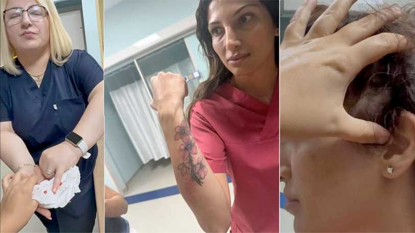 Saglikcilara Saldiri