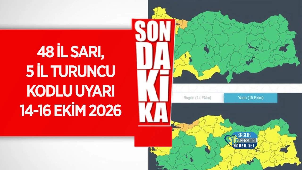 Bakan Çiftçi Açıkladı: 14-16 Ekim’de 48 İl Sarı, 5 İl Turuncu Uyarı