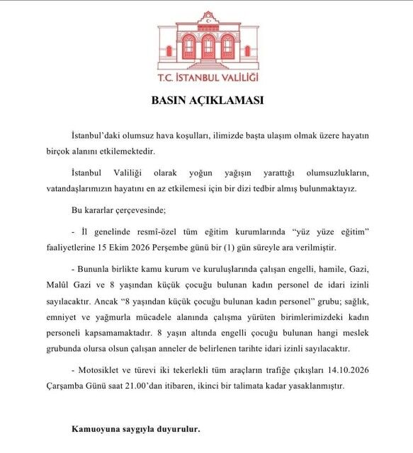 15 Ekim Idari Izninde Saglik Personeli Icin Istisna 8 Yas Alti Cocuk K