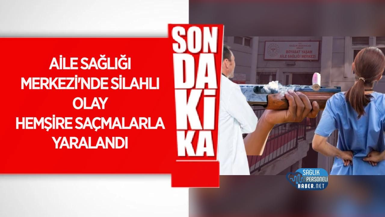 Aile Hekiminin Tüfeği Ateş Aldı: Hemşire Saçmalarla Yaralandı