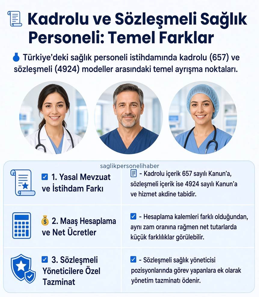 Kadrolu Sozlesmeli Saglik Personeli
